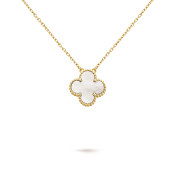 Manse Floralux Clover Pendant Necklace - White